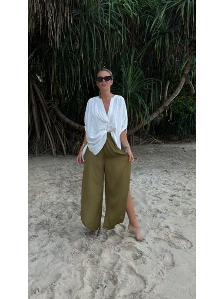Khaki kalhoty Cali BeChick ❤