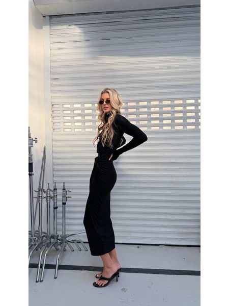 Black Knotty Dress BeChick ❤