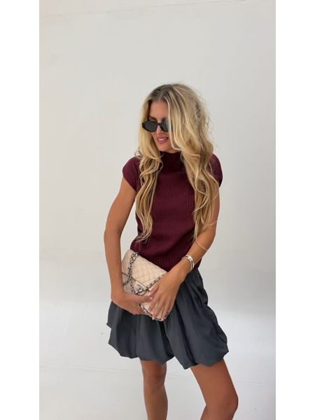 Porto Burgundy Jumper BeChick ❤