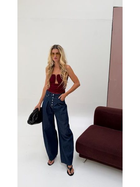 Vínový bodysuit Chérie BeChick ❤