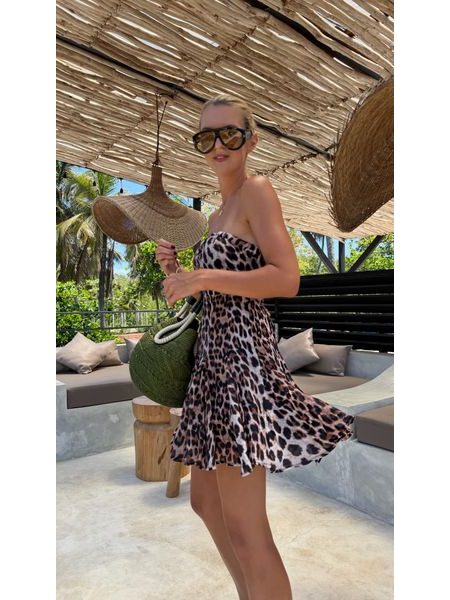 Leopard Print Sweetheart Dress BeChick ❤
