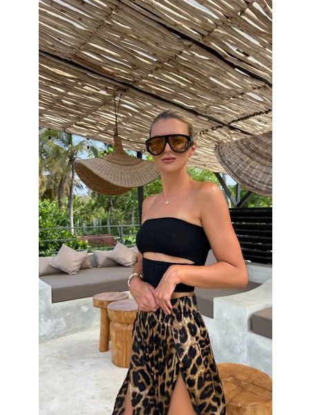Black Cut Out Top BeChick ❤