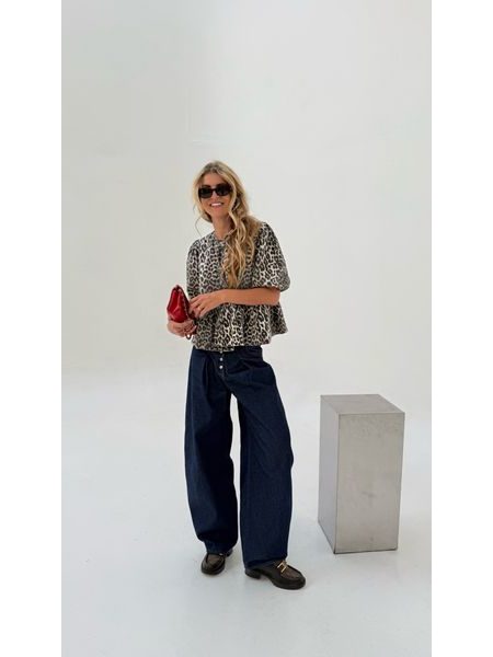 Leopard Print Cotton Sky Top BeChick ❤