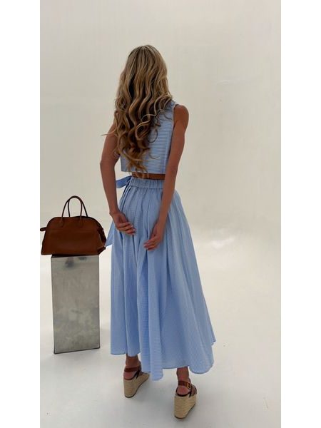 Spring Blue Top &amp; Skirt Set BeChick ❤