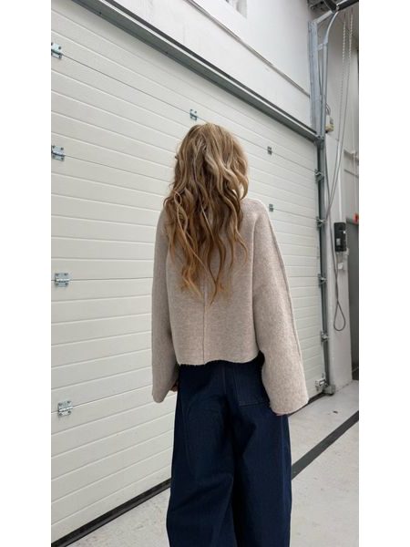 Béžový kabát Papyrus BeChick ❤