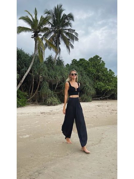 Černé midnight kalhoty Cali BeChick ❤