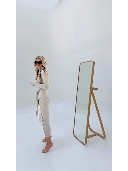 Cream Knotty BeChick Dress ❤