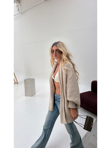 Cream cardigan Alma BeChick ❤