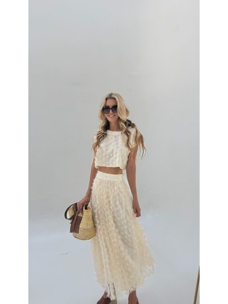 Flower Spring Top &amp; Skirt Set BeChick ❤