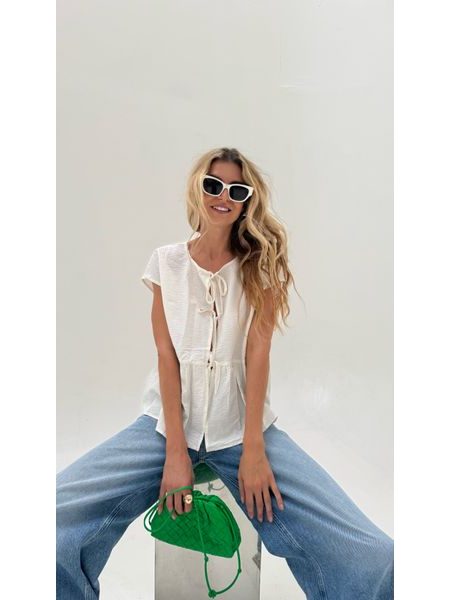 White Top Cotton Bow BeChick ❤