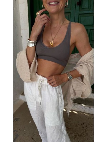 Grey sports bra Lee BeChick ❤