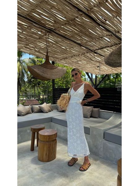 Cream Lace Dress Rose BeChick