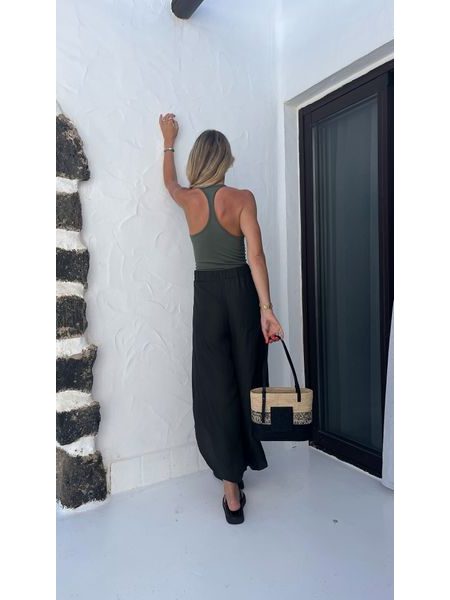 Olive Knit Top Simple Bechick ❤