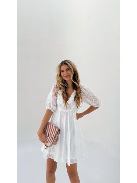 Bílé šaty BabyDoll BeChick ❤