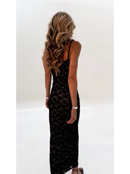 Black Lace Dress Icon BeChick ❤
