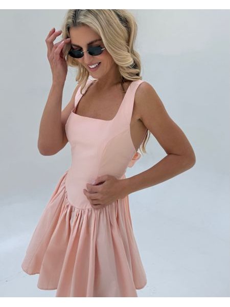 Powder Pink Cotton Dress Ballerina BeChick ❤