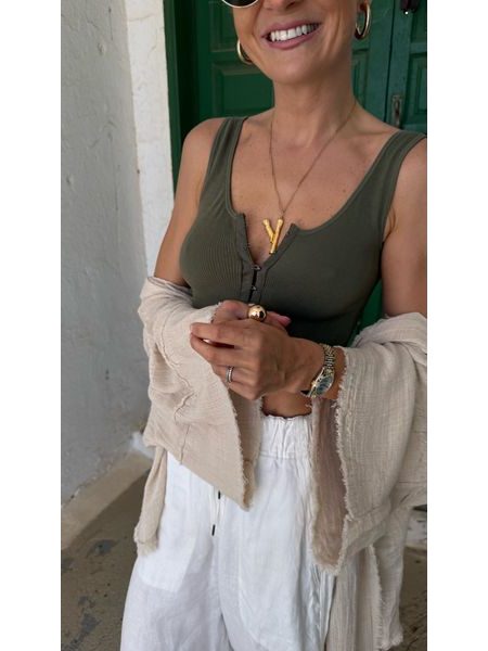 Olivová podprsenka/top Charliz BeChick ❤