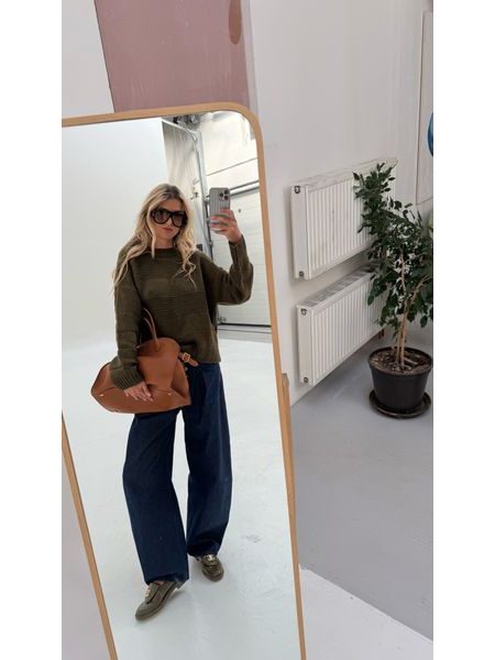 Olive jumper Rawe BeChick ❤