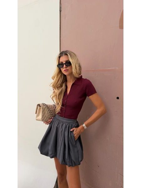 Burgundy Sienna Top BeChick ❤