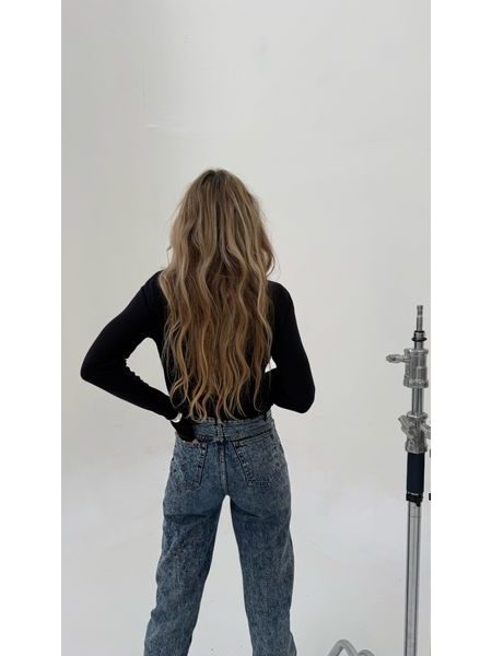 Black roll-neck top Milene BeChick ❤