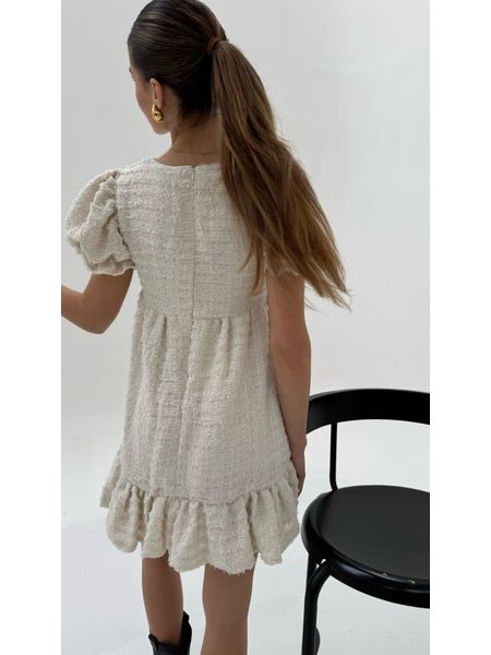 Šaty Cream Tweed BeChick ❤