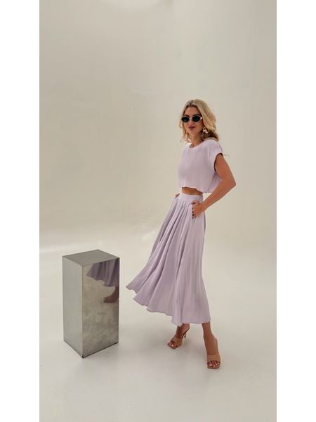 Lavender Top &amp; Skirt Set BeChick ❤