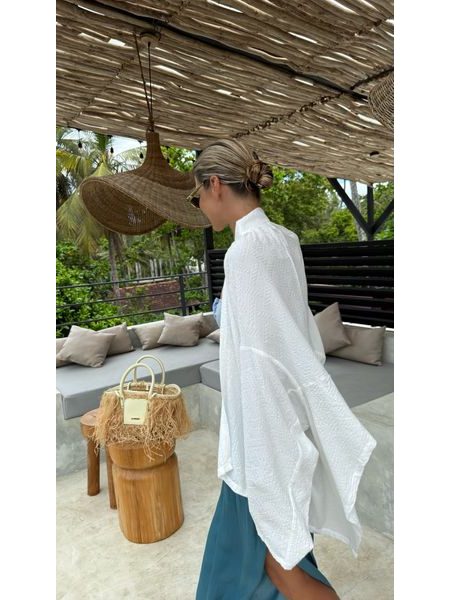 Bílý top/kimono Line Bechick ❤