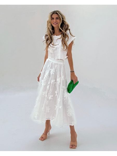 Flower Spring Top &amp; Skirt Set BeChick ❤