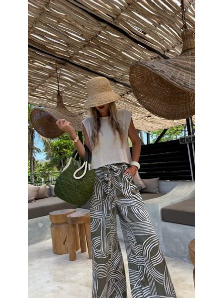 Kalhoty Olive Summer BeChick ❤