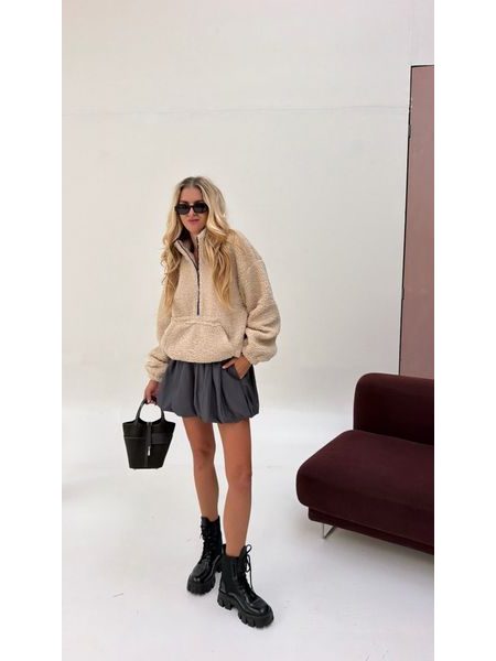 Beige Sherpa Jumper BeChick ❤