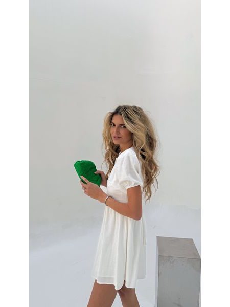 Bílé šaty Lace Back BeChick ❤