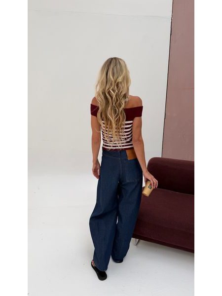 Burgundy Amélie Top BeChick ❤