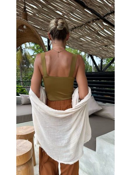 Olive Bandage Top Bechick ❤