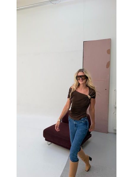 Brown Mabel BeChick Top ❤