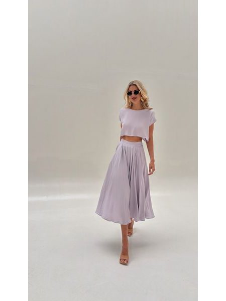 Lavender Top &amp; Skirt Set BeChick ❤