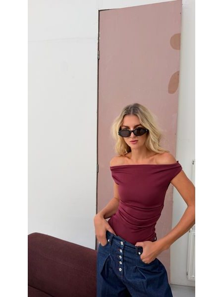 Burgundy Helene BeChick Top ❤
