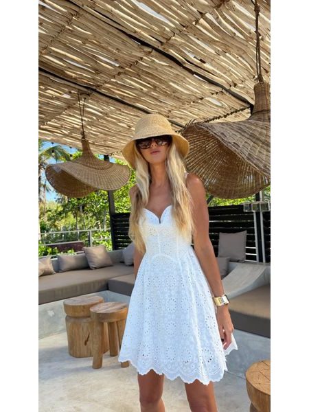 White Saint Barth BeChick Dress ❤