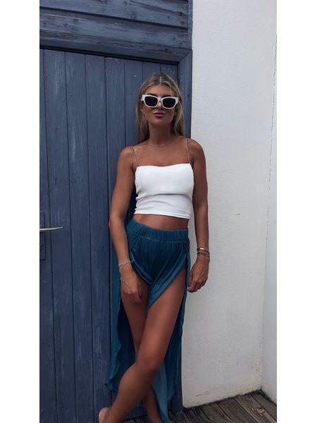 Bílý sportovní crop top Chloe BeChick ❤