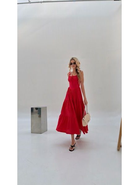 Red Desert Rose Dress BeChick ❤