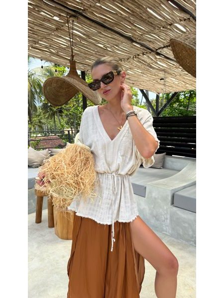 Cream Top Maya Bechick ❤