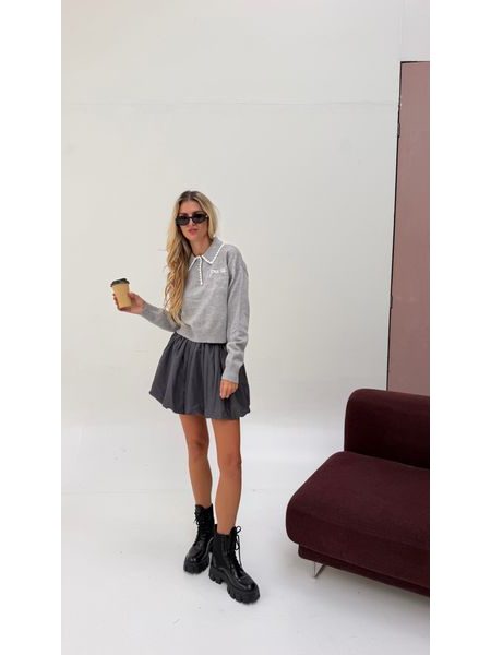 Grey skirt Elle BeChick ❤