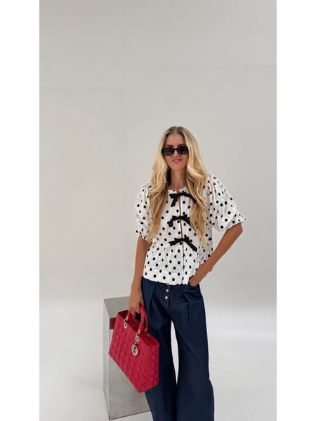 White Dots Top BeChick ❤