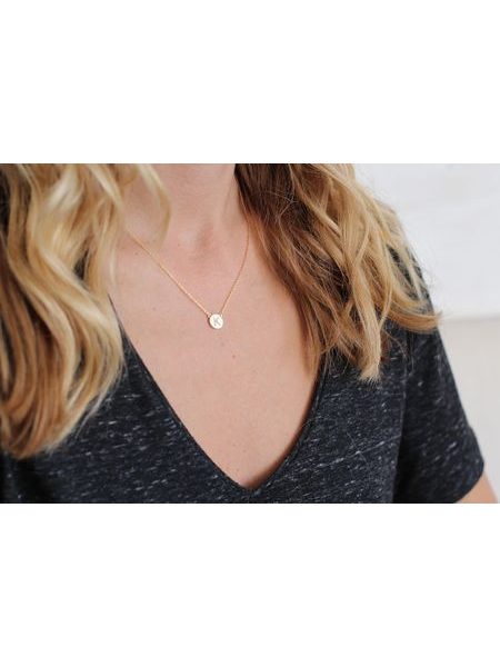 MUST HAVE series: Initial Gold Necklace Letter K