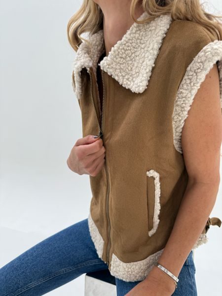Koňaková vesta Shearling BeChick ❤
