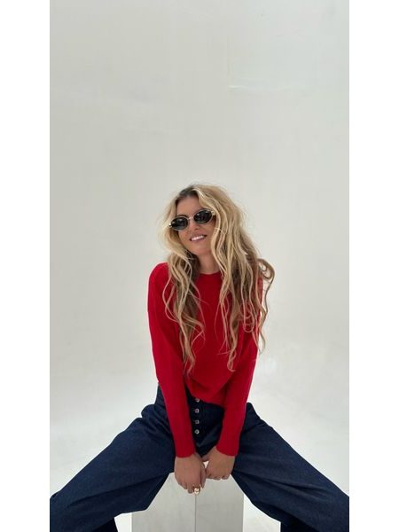 Red Jumper Simple BeChick ❤