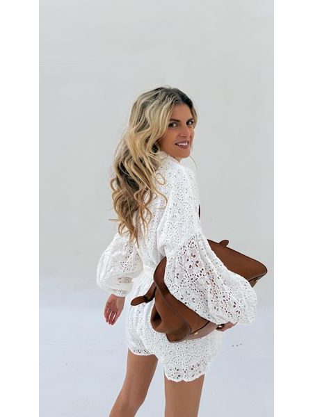 Bílý overal Crochet BeChick ❤