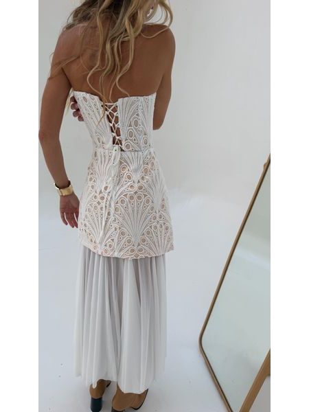 Cream Winter Lace Dress BeChick ❤