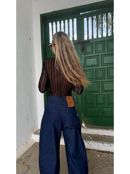 Černé body Stripe Mesh BeChick ❤