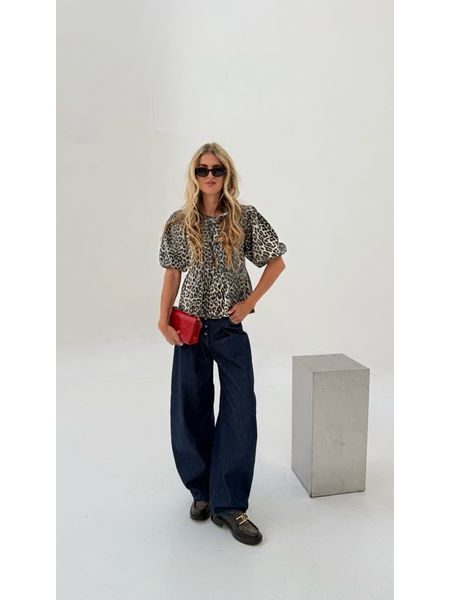 Leopard Print Cotton Sky Top BeChick ❤