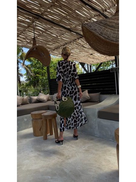 Leopardí kimono Black and White Bechick ❤